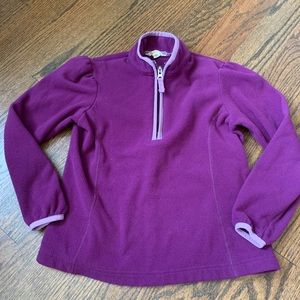 Land's End 1/4 zip purple fleece
Size 7/8